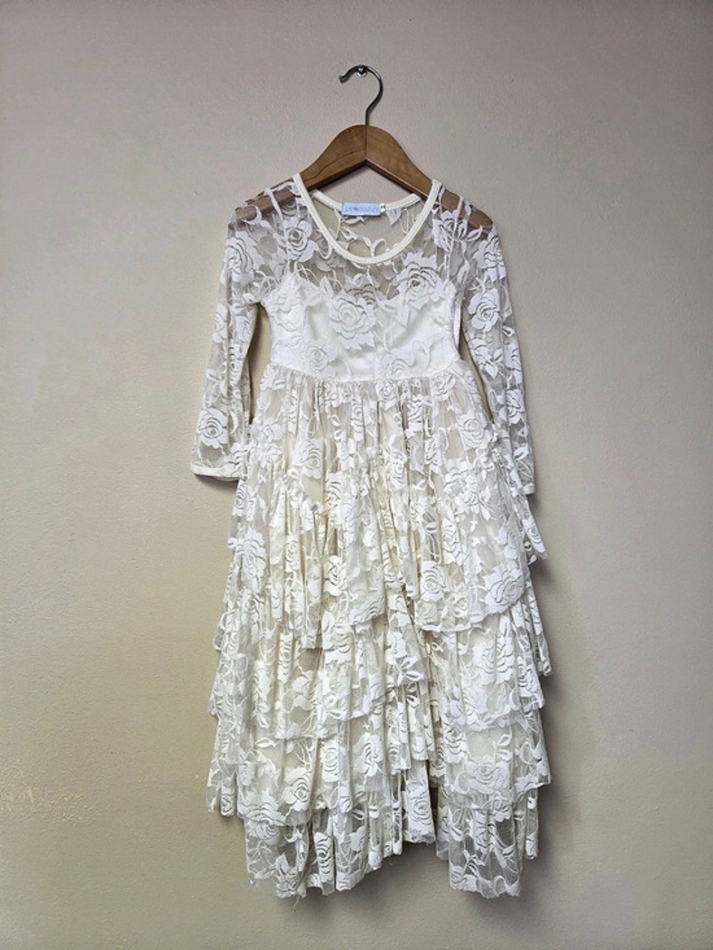 Just Couture  Floral Lace Maxi Dress Size 2